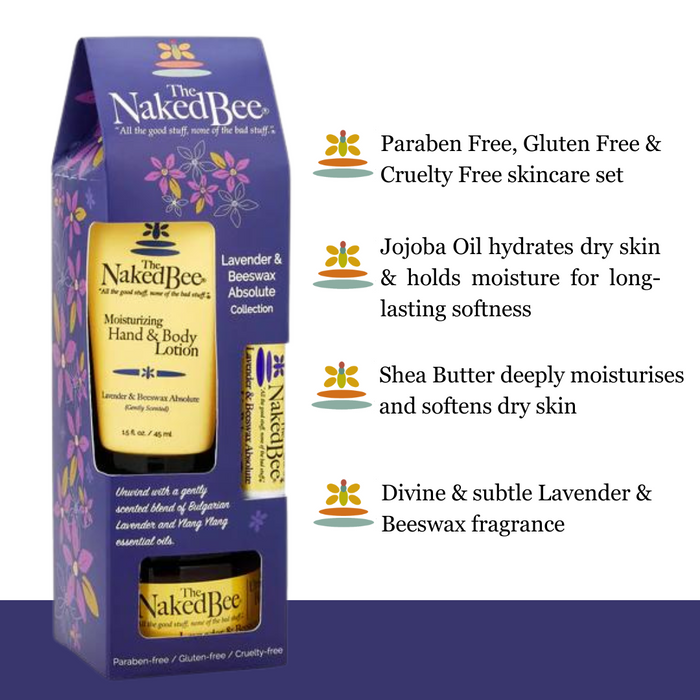 The Naked Bee - Lavender & Beeswax - Gift Collection