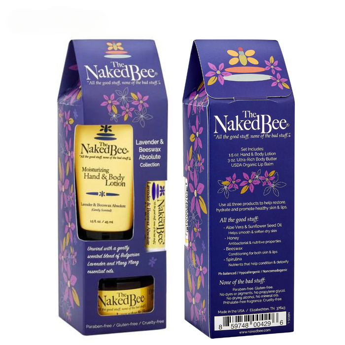 The Naked Bee - Lavender & Beeswax - Gift Collection