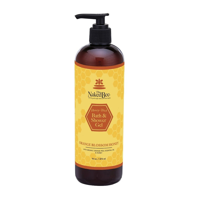 The Naked Bee - Orange Blossom Honey - Bath & Shower Gel 16oz
