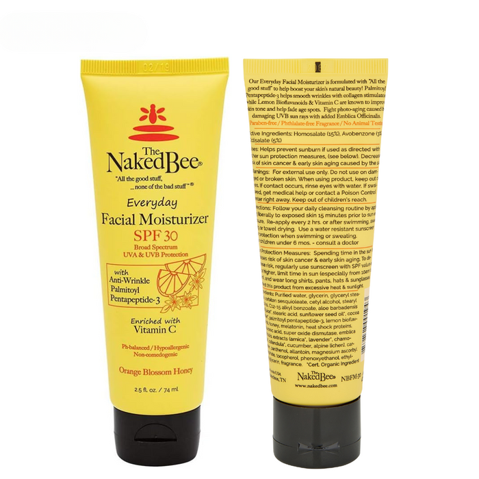 The Naked Bee - Orange Blossom Honey - Everyday Facial Moisturiser 2.5oz