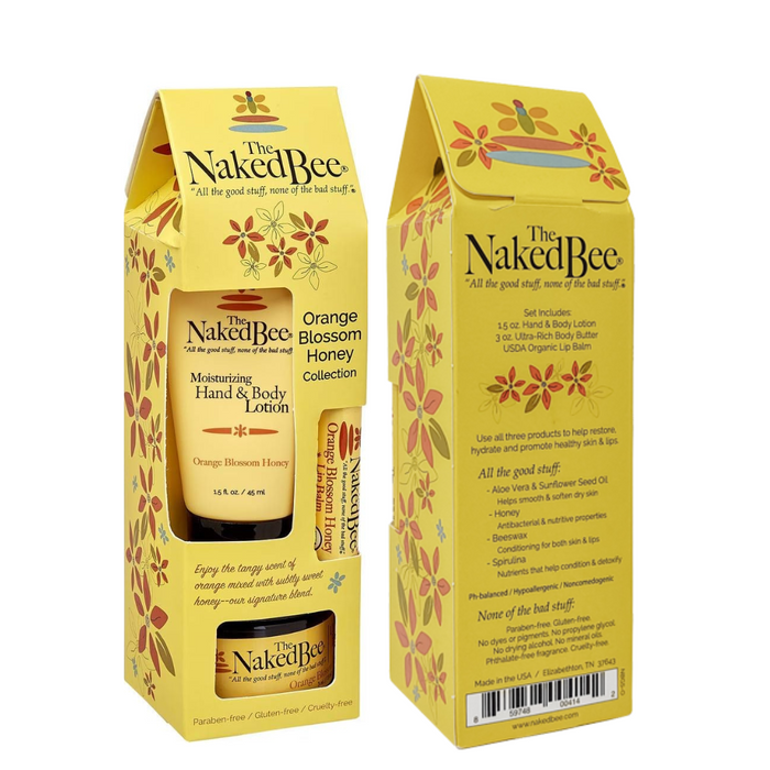 The Naked Bee - Orange Blossom Honey - Gift Collection