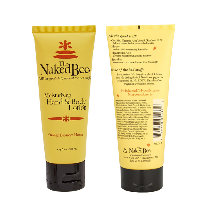 The Naked Bee - Orange Blossom Honey - Hand & Body Lotion 2.25oz