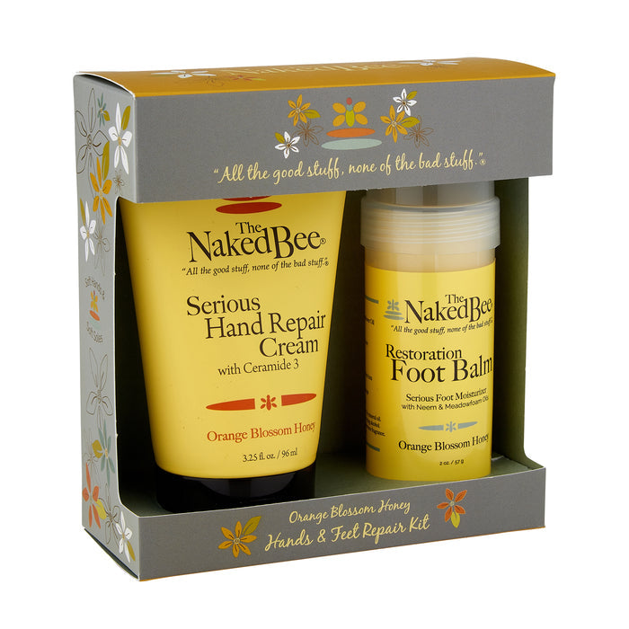The Naked Bee - Orange Blossom Honey - Hand & Feet Giftset