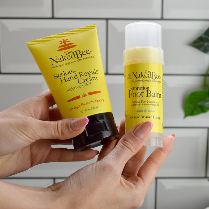 The Naked Bee - Orange Blossom Honey - Hand & Feet Giftset