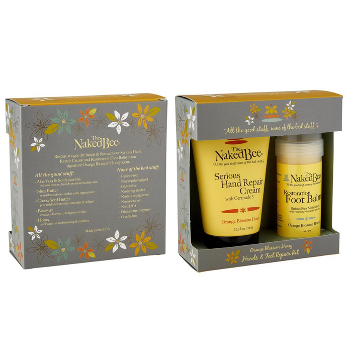 The Naked Bee - Orange Blossom Honey - Hand & Feet Giftset