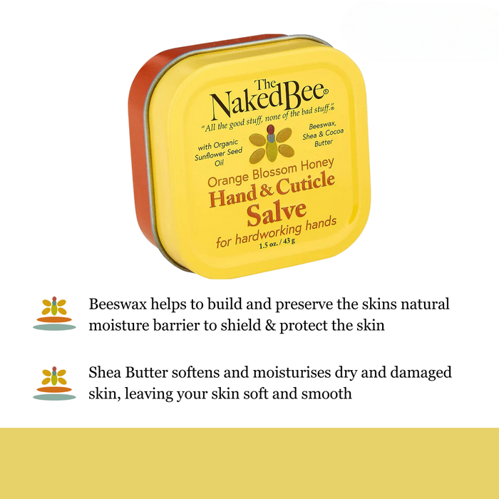 The Naked Bee - Orange Blossom Honey - Hand Salve 1.5oz