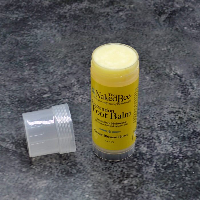 The Naked Bee - Orange Blossom Honey - Restoration Foot Balm 2oz