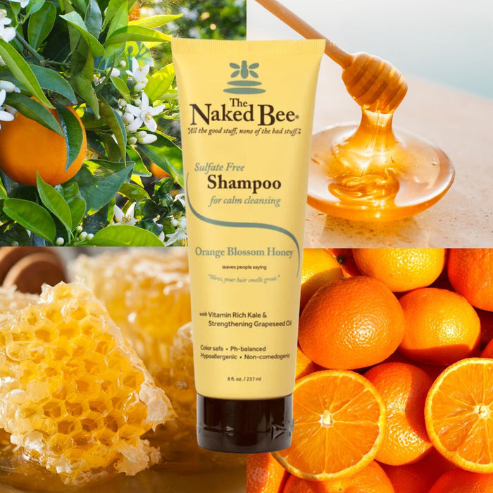 The Naked Bee - Orange Blossom Honey - Sulphate Free Shampoo 8oz