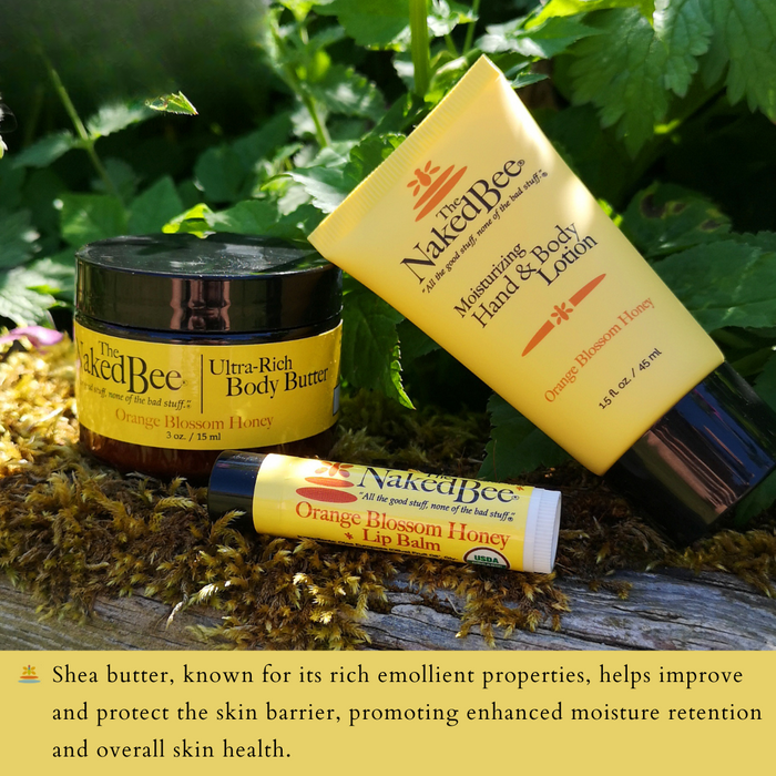 The Naked Bee - Orange Blossom Honey - Ultra-Rich Body Butter 3oz