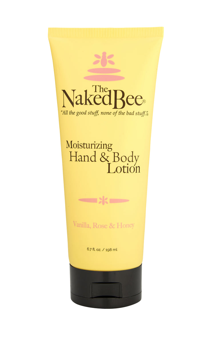 The Naked Bee - Vanilla, Rose & Honey - Hand & Body Lotion 6.7oz