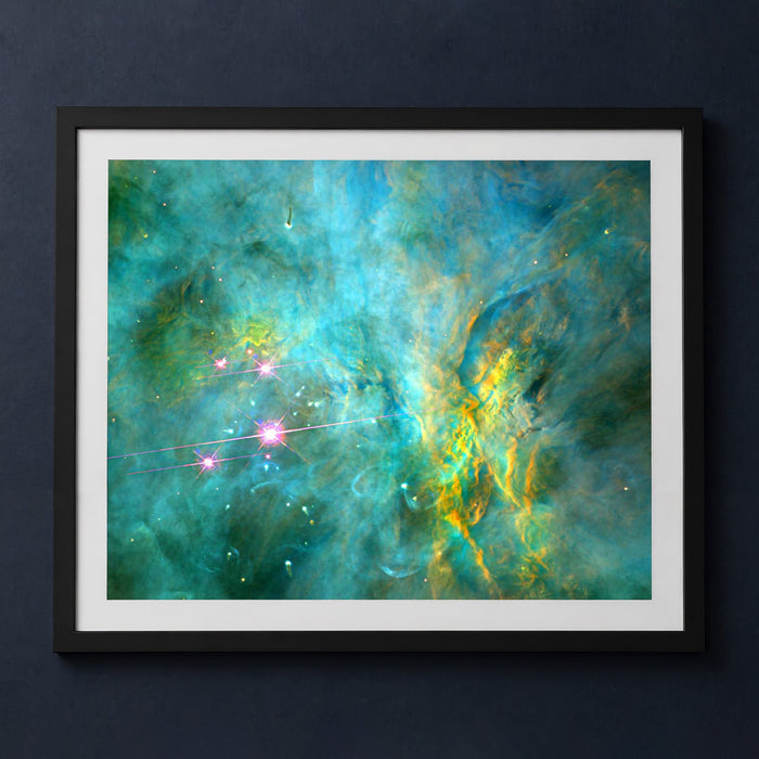 Framed print mockup — The Trapezium