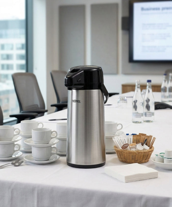 Thermos Thermoskan met Pomp - Pompkan - Isoleerkan - 2.2 Liter