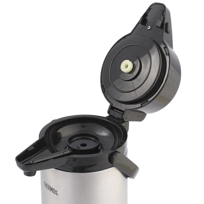 Thermos Thermoskan met Pomp & Venster - Pompkan - Isoleerkan - 2.2 Liter