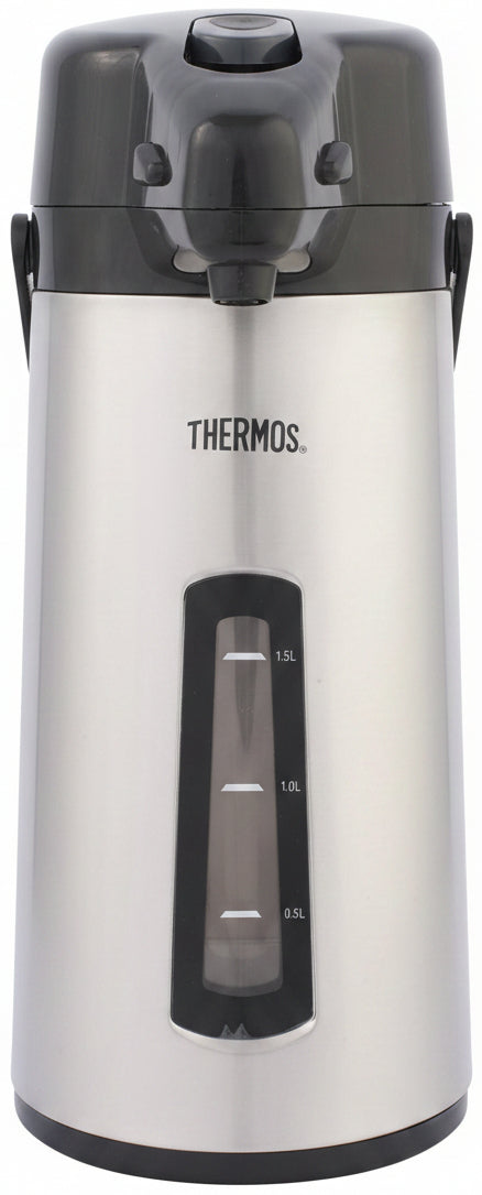 Thermos Thermoskan met Pomp & Venster - Pompkan - Isoleerkan - 2.2 Liter