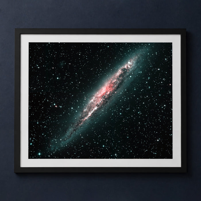 Framed print mockup — Thin Disk Galaxy
