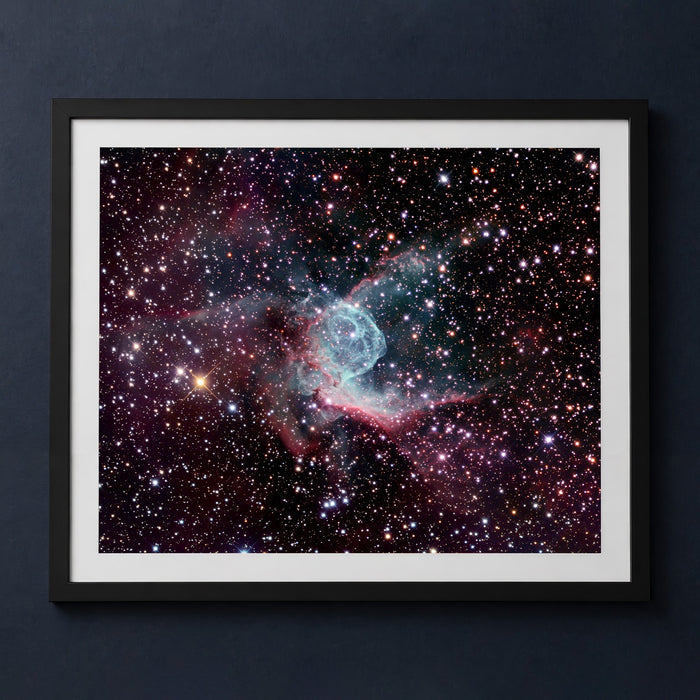 Framed print mockup — Thor's Hammer