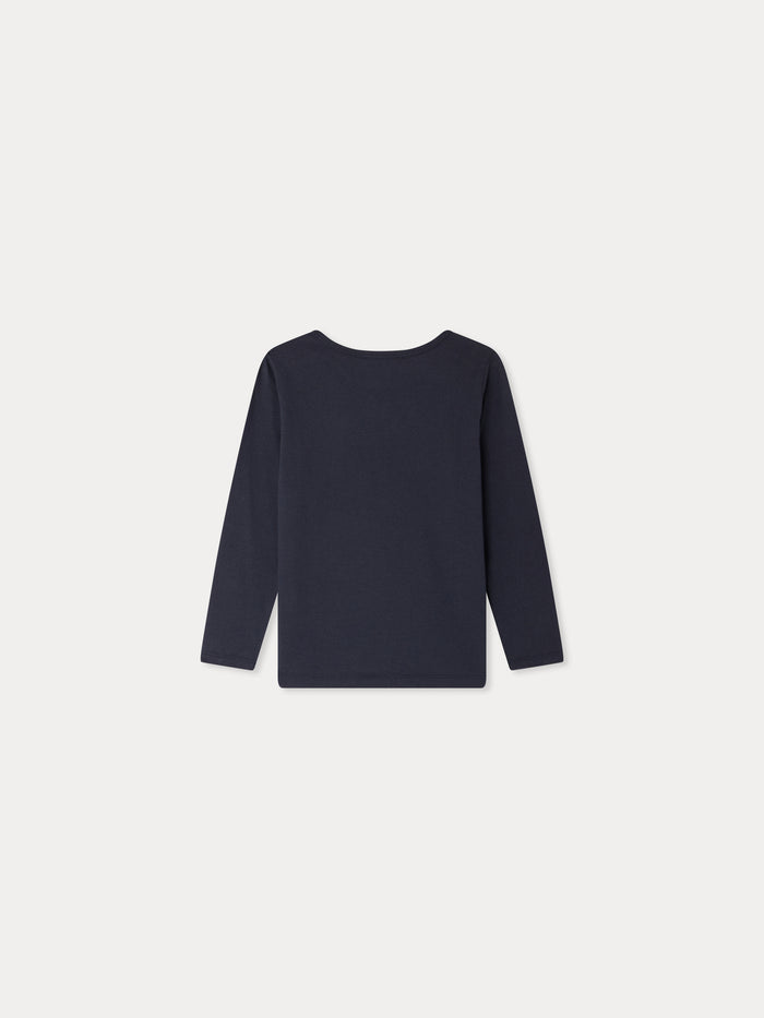 Tidjiane T-shirt with cherry print in organic cotton