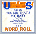 US Music 43126 "Yes Sir, That's My Baby" played by Lee Sims
