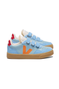 V90 Leather Sneakers - Steel / Fury / Natural