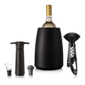 Vacu Vin Wijnset Elegant - Zwart - 5 delige set