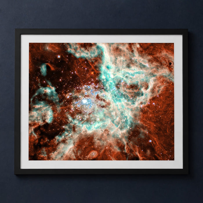 Framed print mockup — Vast Star-Forming Region