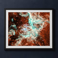 Framed print mockup — Vast Star-Forming Region