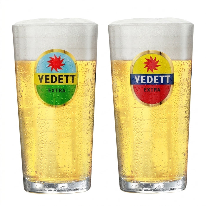 Vedett Bierglazen Extra - 250 ml - 6 stuks