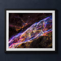 Framed print mockup — Veil Nebula