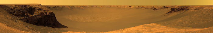 Victoria Crater Cape Verde Panorama - high resolution space images - Sky Image Lab