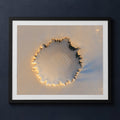 Framed print mockup — Victoria Mars Crater