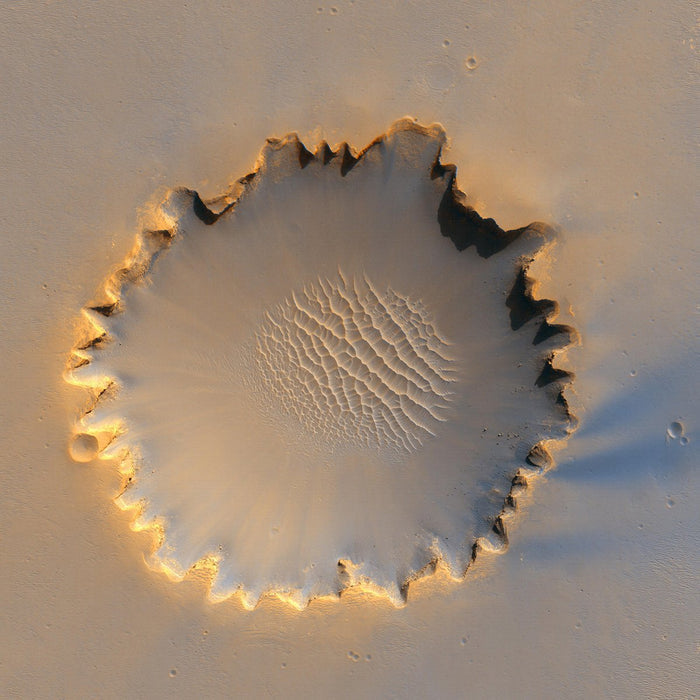 Vistoria Mars Crater - high resolution space images - Sky Image Lab