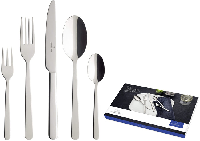 Villeroy & Boch Bestekset Louis - RVS - 30 delig / 6 personen