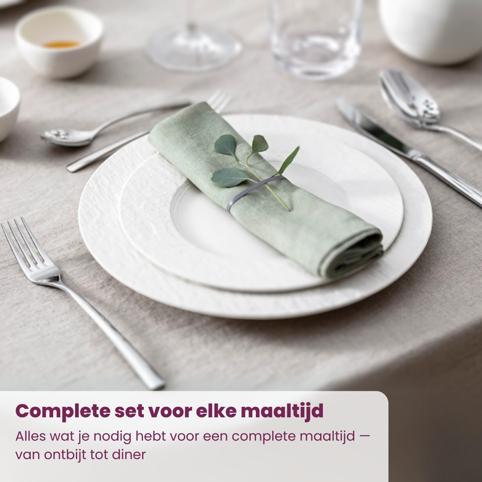 Villeroy & Boch Bestekset Piemont - 18/10 RVS - 24 delig / 6 personen