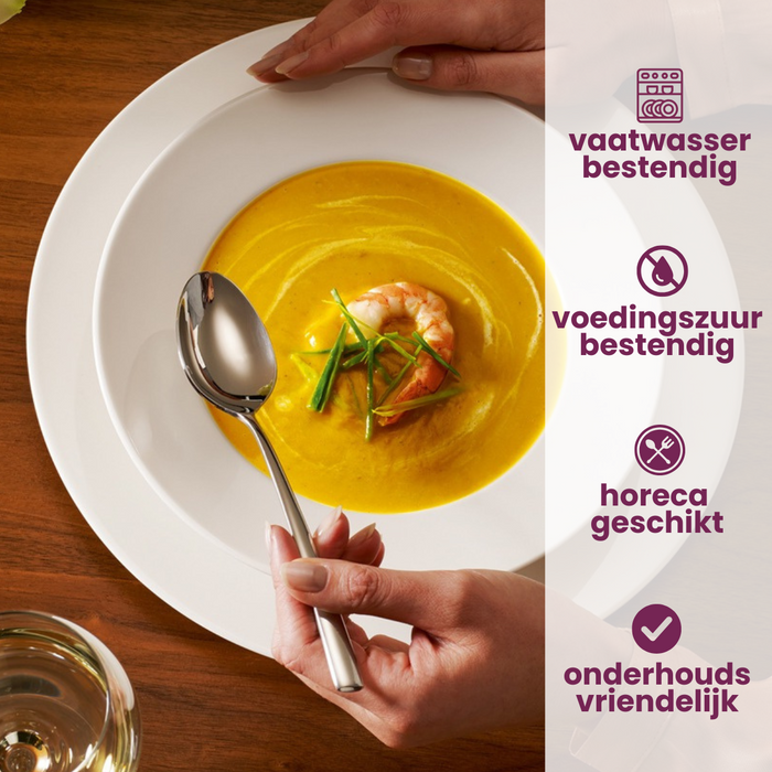 Villeroy & Boch Bestekset Piemont - 18/10 RVS - 4-delig / 1 persoons