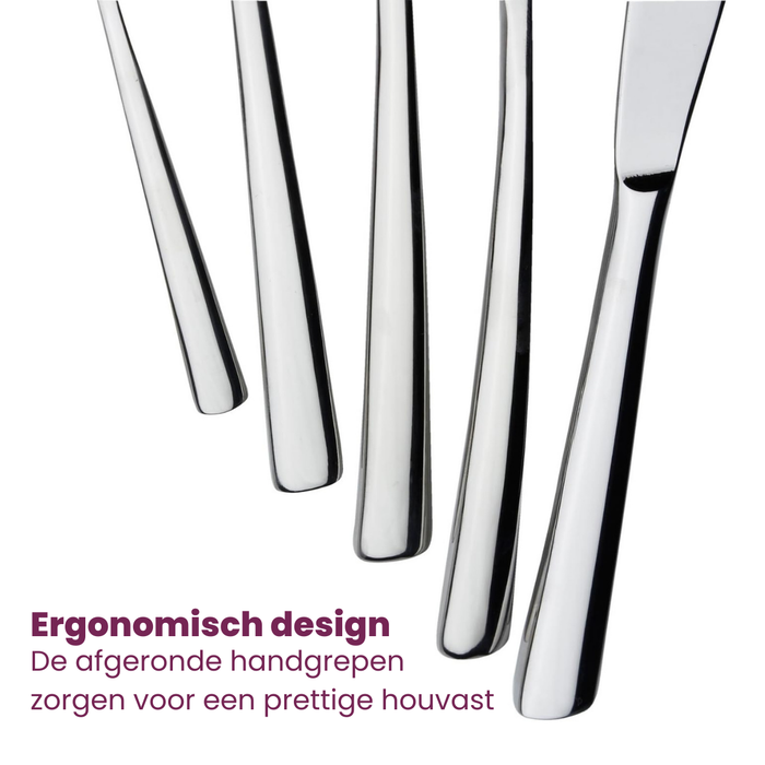 Villeroy & Boch Bestekset Piemont - 18/10 RVS - 4-delig / 1 persoons
