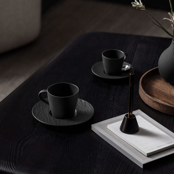 Villeroy & Boch Koffiekopje Manufacture Rock - Zwart - 160 ml