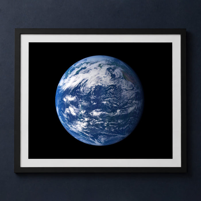 Framed print mockup — Water Planet