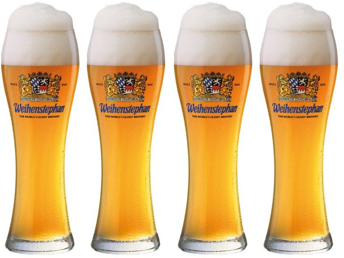 Weihenstephaner Bierglazen Weizen - 500 ml - 4 stuks