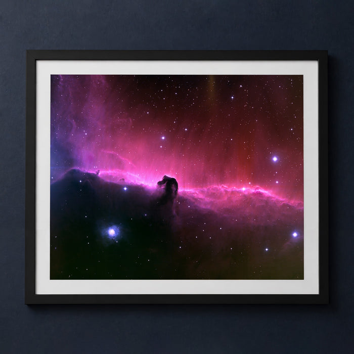 Framed print mockup — Wide Field Horsehead