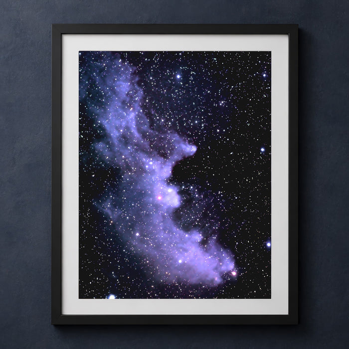 Framed print mockup — Witch Head Nebula