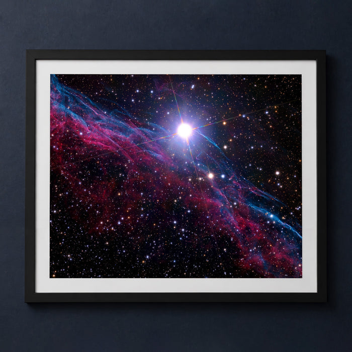 Framed print mockup — Witch's Broom Nebula