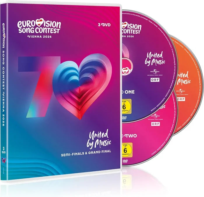 ýmsir - Eurovision 2026 Vienna 3DVD