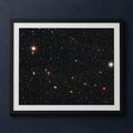 Framed print mockup — Young Stars in Andromeda Halo