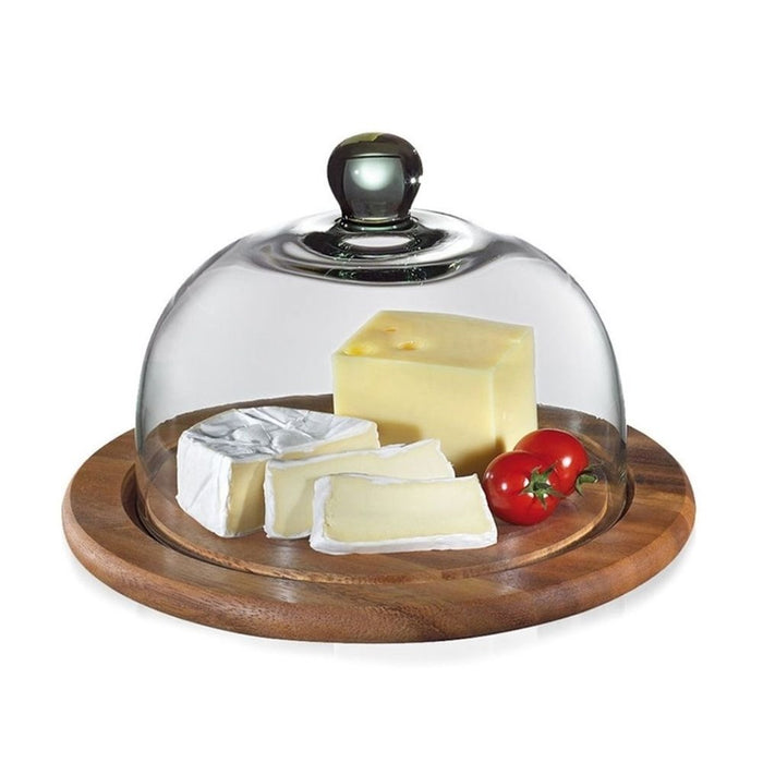 Zassenhaus Cheese Board and Glass Dome - 30cm