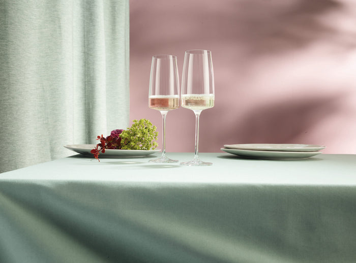 Zwiesel Glas Champagneglazen - Flutes - Vivid Senses Light & Fresh - 380 ml - 2 stuks